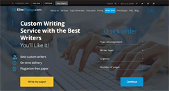 Desktop Screenshot of elitewritings.com